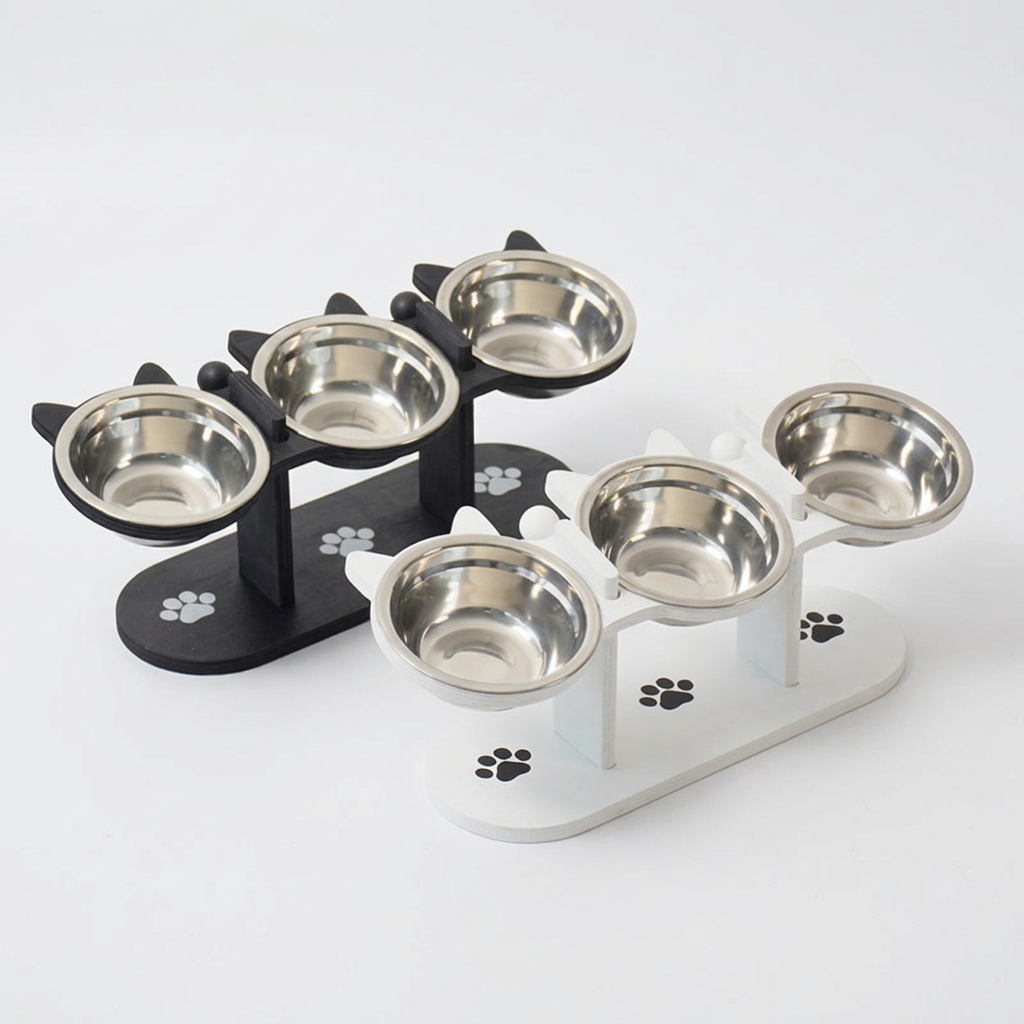 Adjustable Elevated Pet Bowls