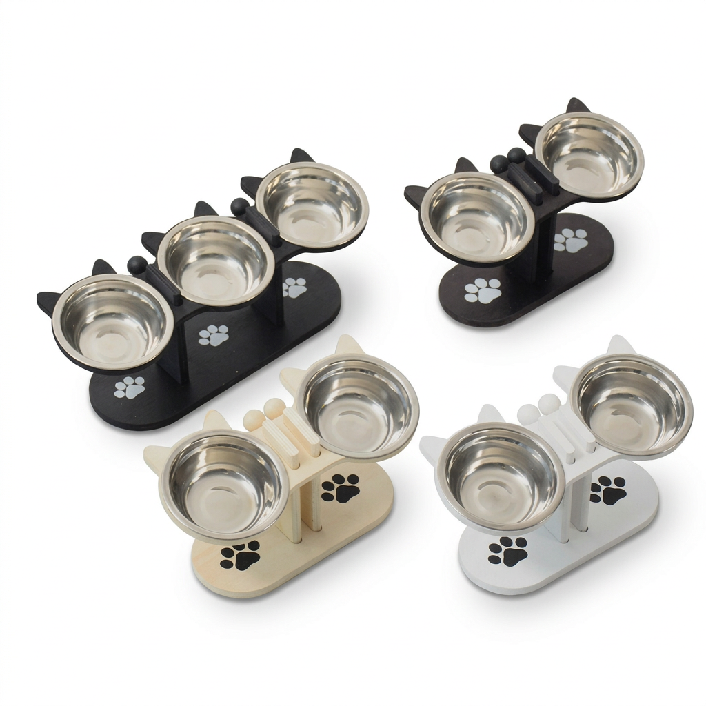 Adjustable Elevated Pet Bowls