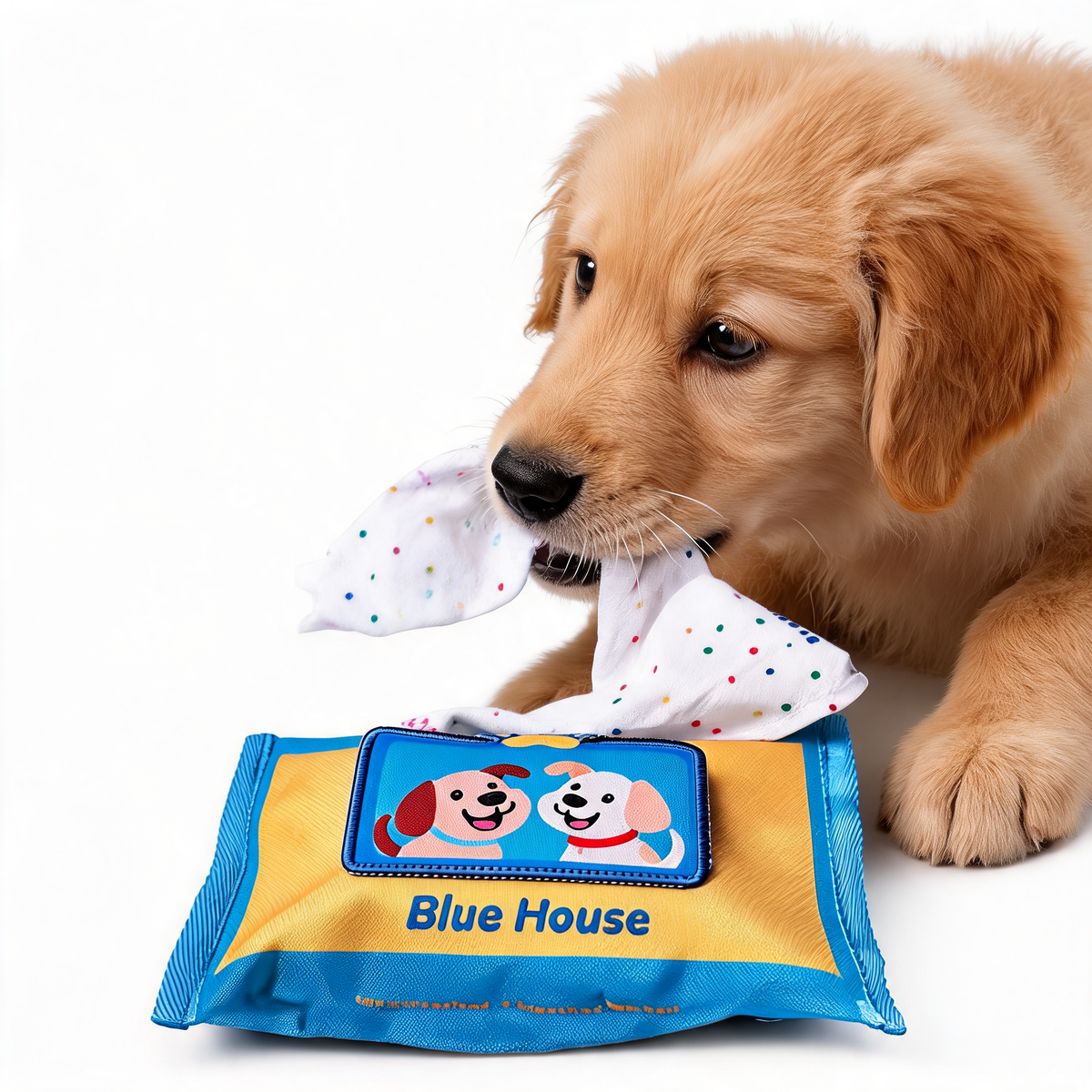 Interactive Dog Tissue Pulling Toy