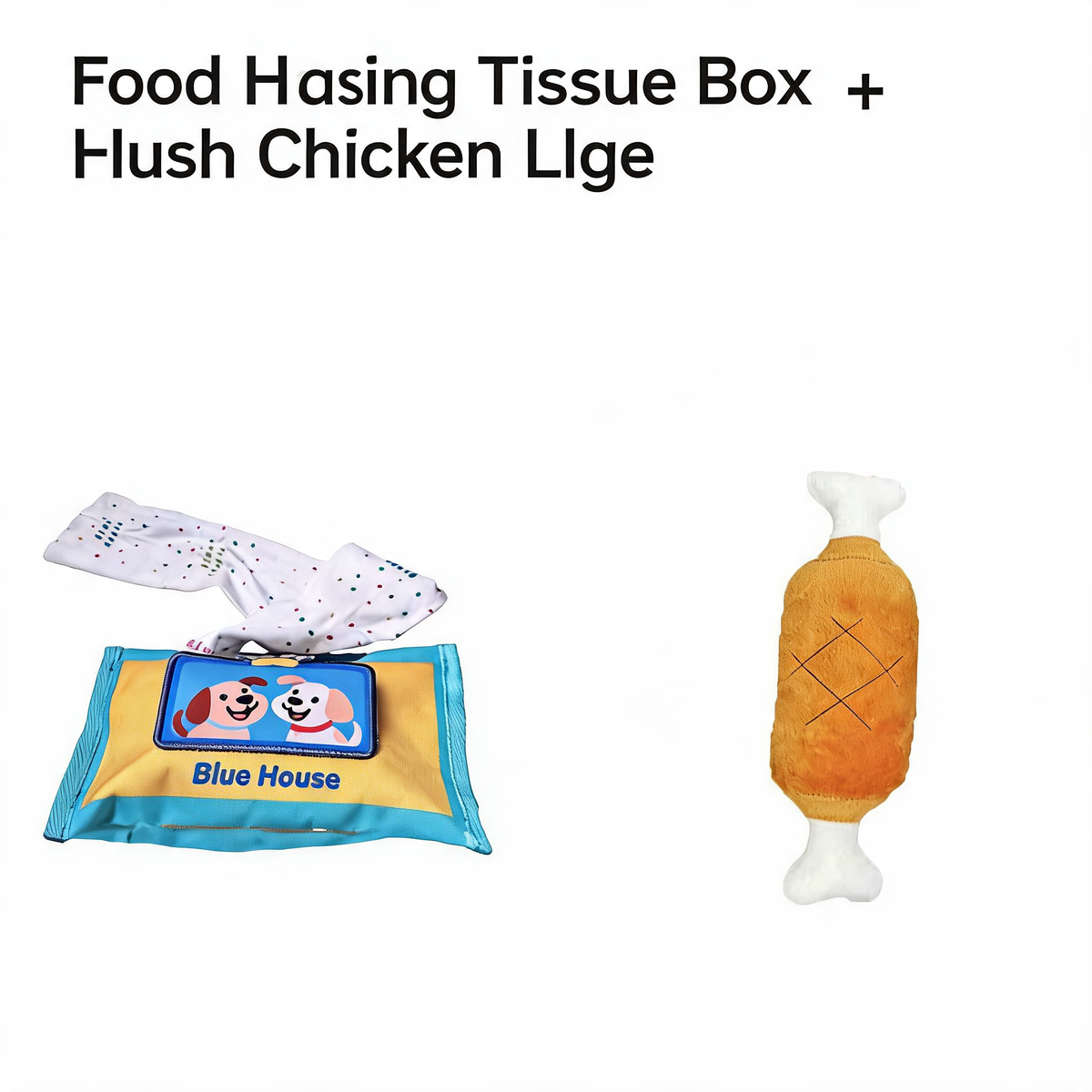 Interactive Dog Tissue Pulling Toy