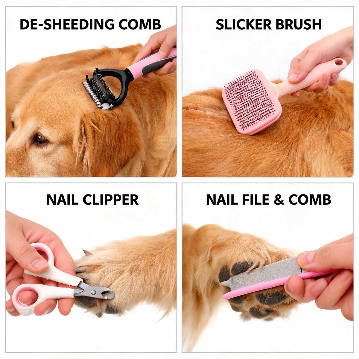8-Piece Pet Grooming Kit