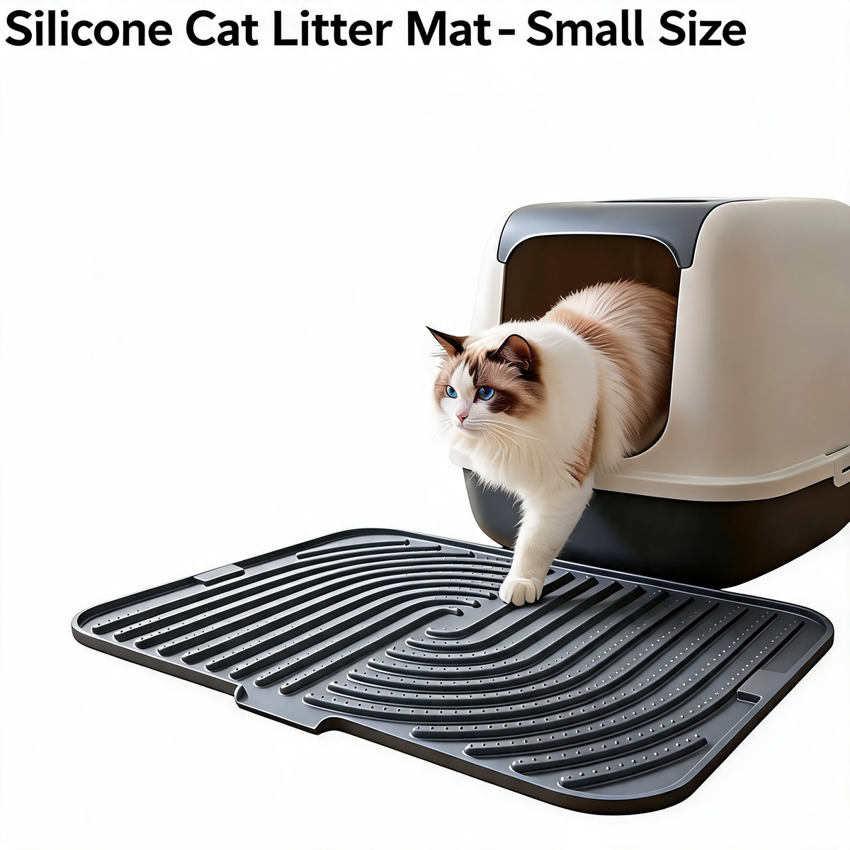Foldable Silicone Cat Litter Mat