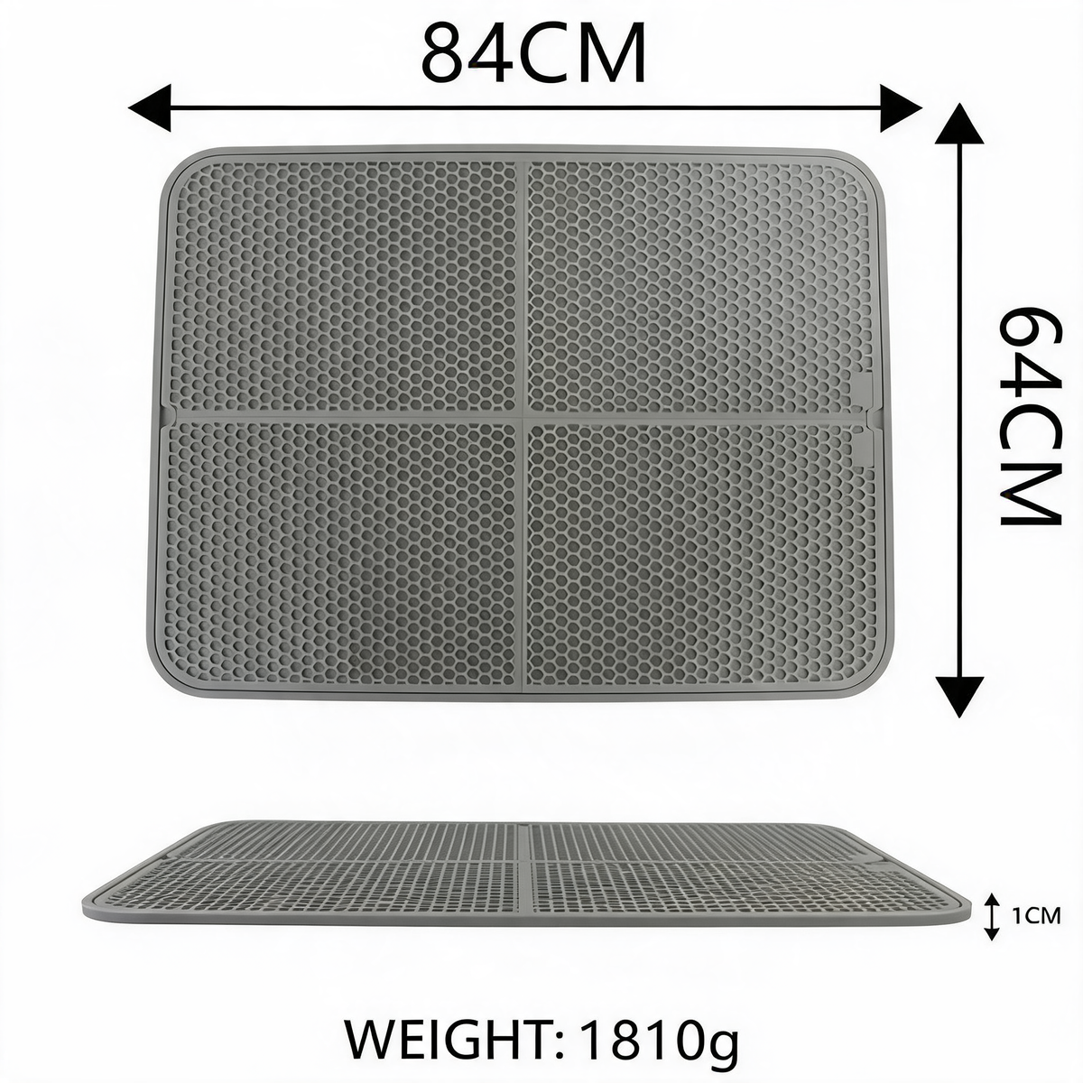 Foldable Silicone Cat Litter Mat